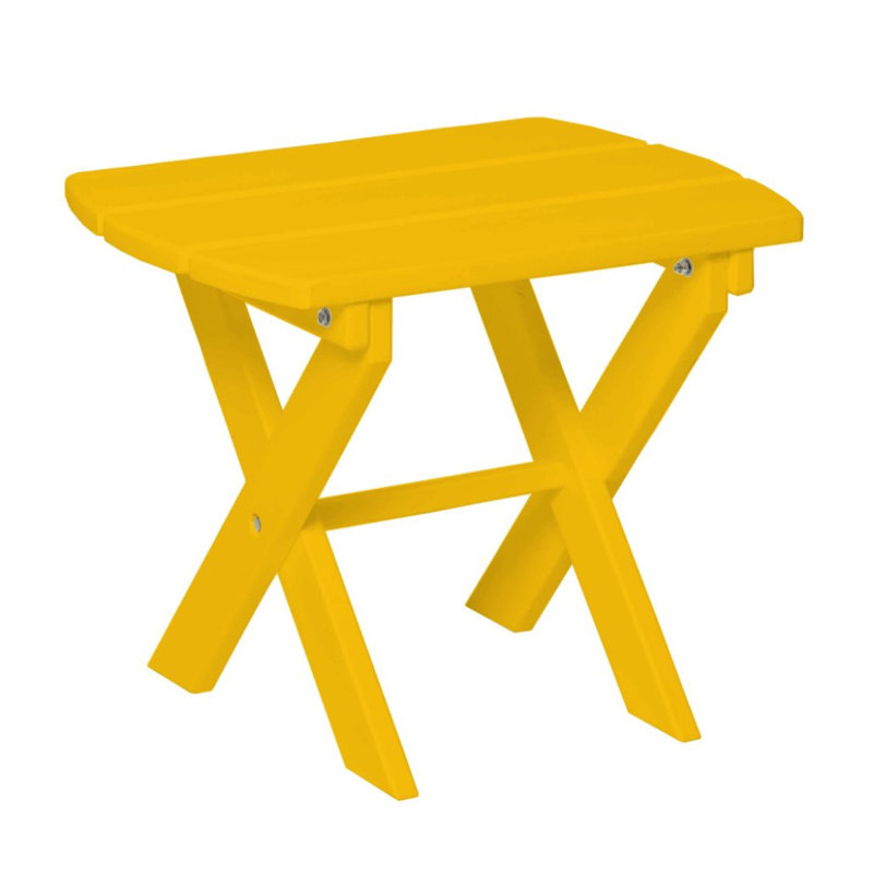 Table d'appoint pliante Castilly, Jaune citron