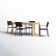 Anautica 4 - Person Teak Patio Dining Set with Rectangular Table