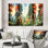 «Redwood Tree Shimmering Heights», 3 pièces sur toile