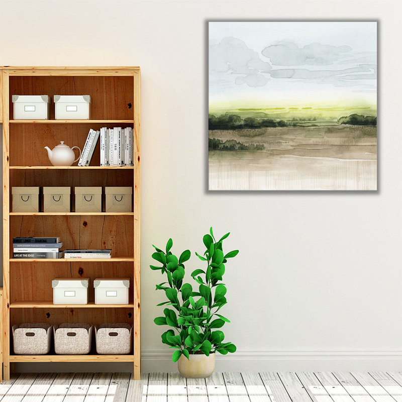 Morning Bluff I - reproduction d'art sur toile, H 12 po x l 12 po