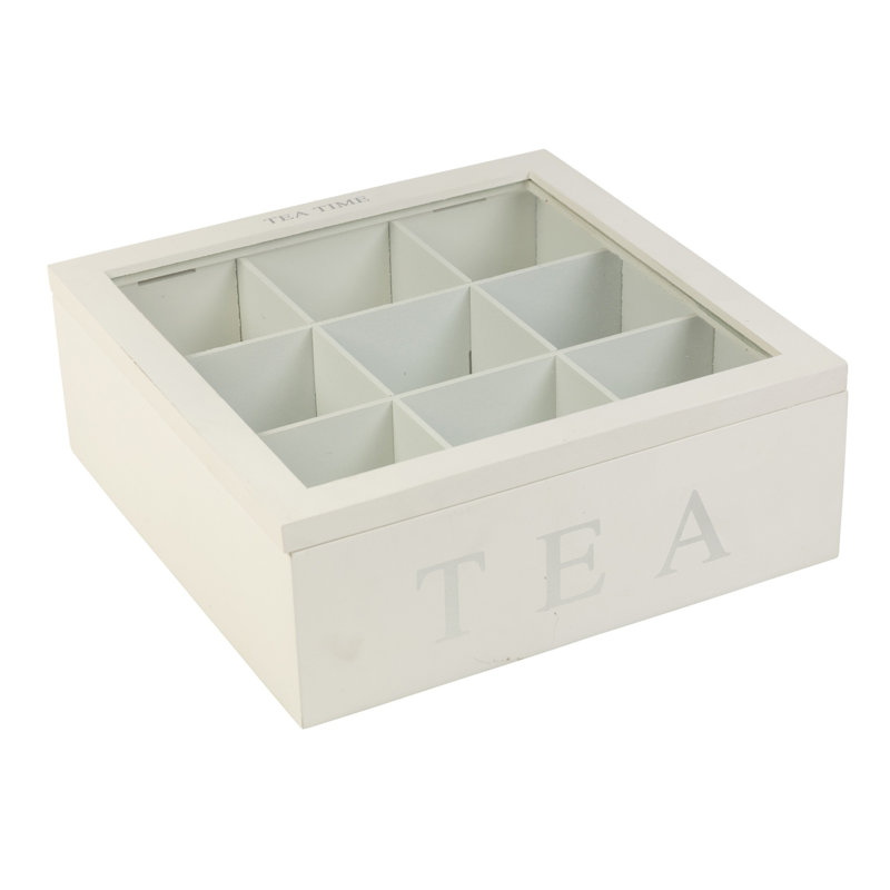 Symple Stuff Wood Tea Box