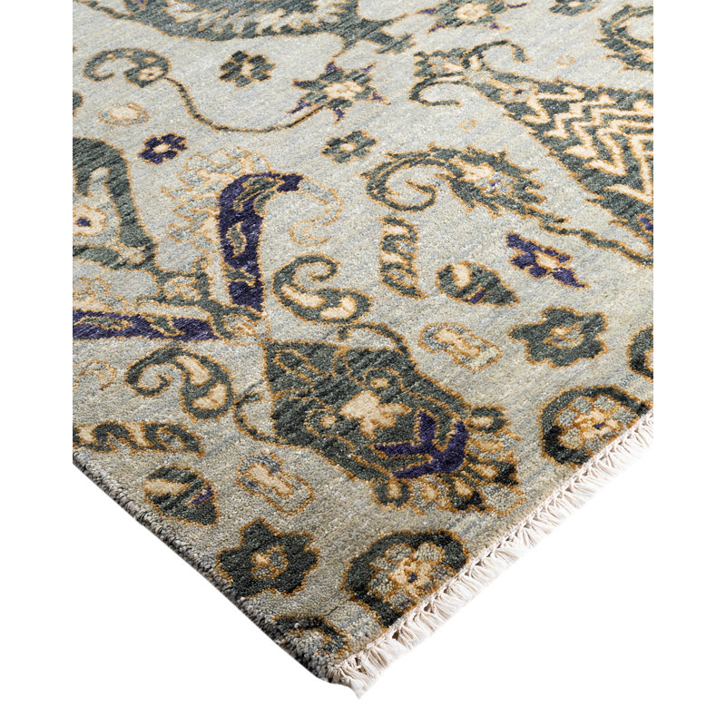 Overdyed One-of-a-Kind 9' 0" X 12' 2" Hand Knotted Area Rug