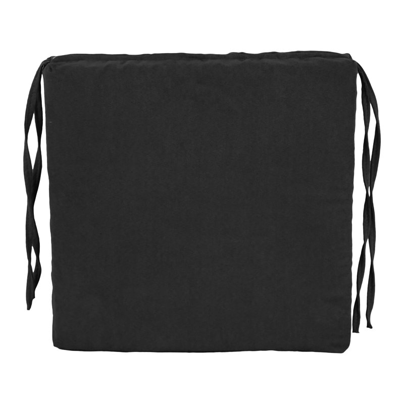 Coussin de siège d'intérieur, Noir