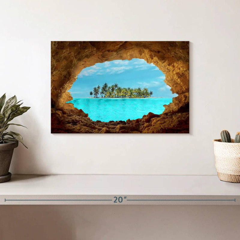 «Secret Island», reproduction sur toile, L 8 po x H 12 po