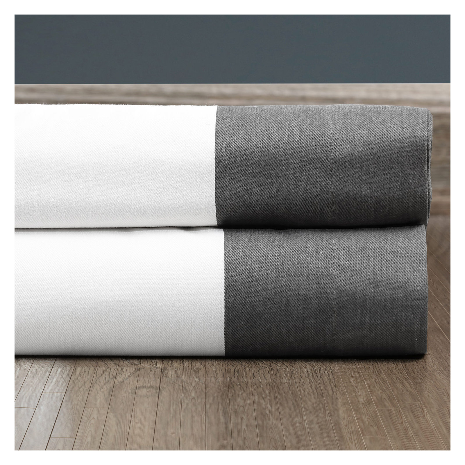 Limone Printed Cotton Curtains for Living Room & Bedroom Curtains for Large Window Single Panel Drape, 50" x 120"