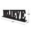 Panneau rustique en bois Believe