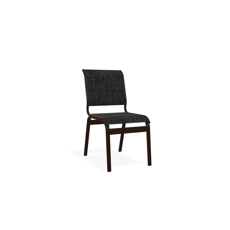 Chaise d'appoint de salle à manger Hiraku, Kona texturé, Ombre Augustine