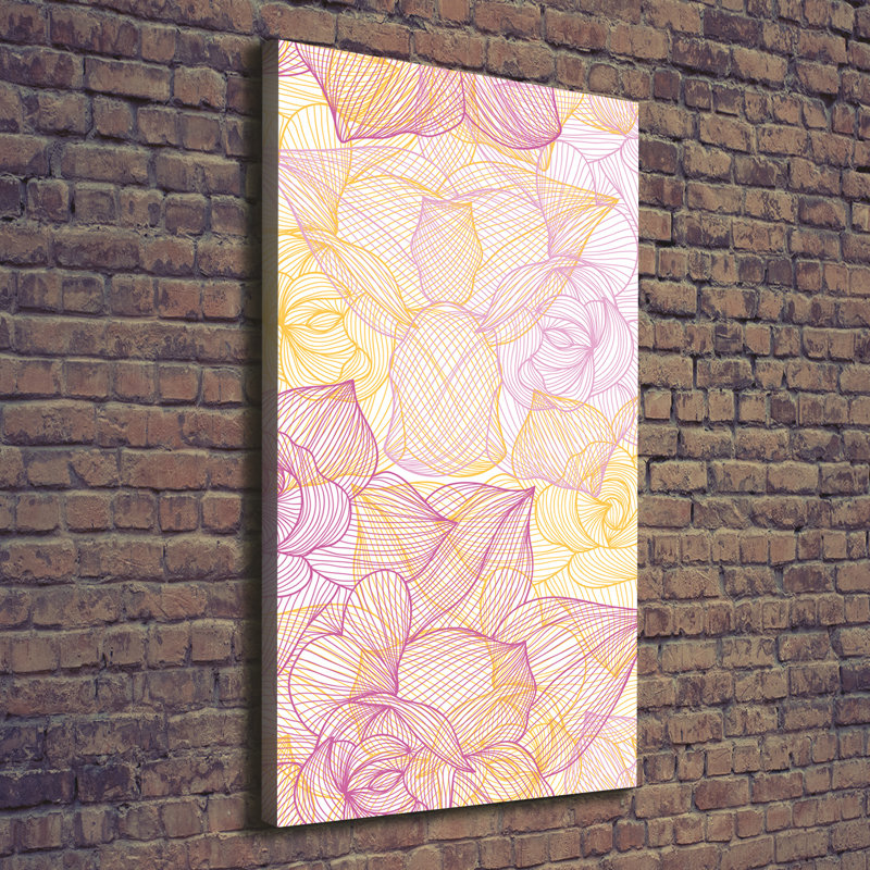 Flowers - Wrapped Canvas Print