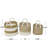 3 Piece Seagrass Basket Set