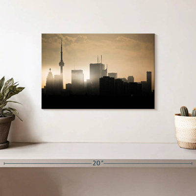 Silhouette de Sirci Toronto Skyline Sunset