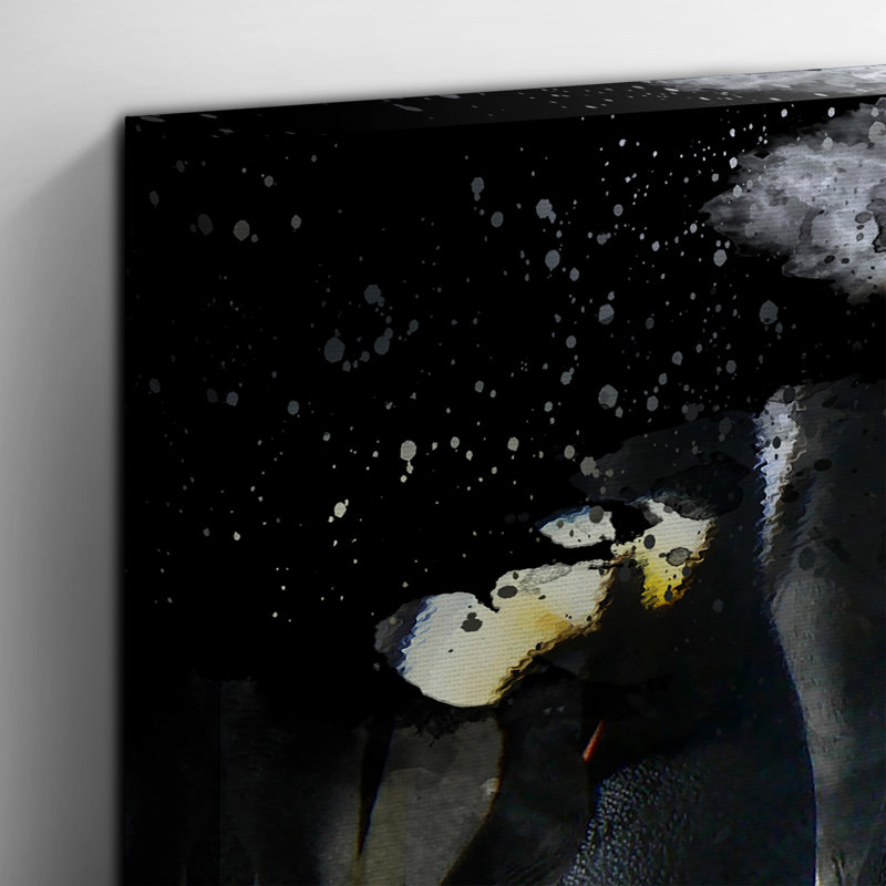 Emperor Penguins - Wrapped Canvas, 35cm H x 50cm W