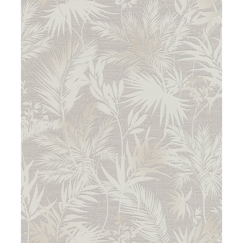 Emporium II 10.05m x 53cm Textured Glitter Wallpaper Roll, Golden Brown