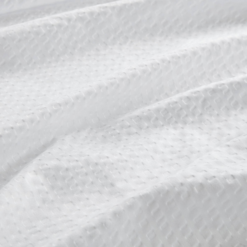 Ensemble de draps Seersucker Essential, Drap plat de taille très grand