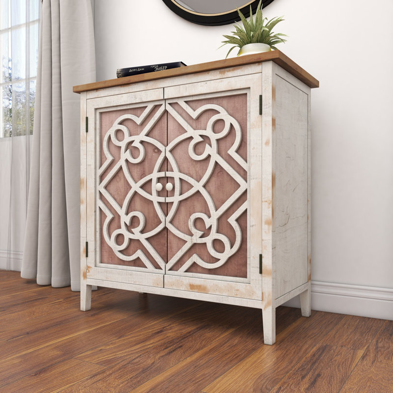 Armoire d'appoint en bois massif czarnecki