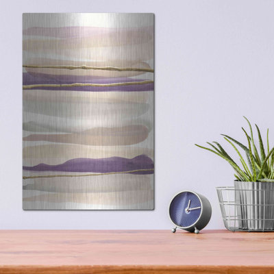 Orren Ellis 'Gilded Amethyst II' by Chris Paschke, Metal Wall Art