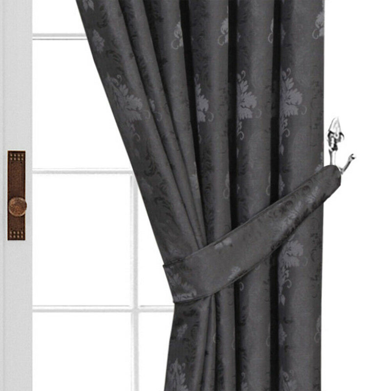 Bonita Room Darkening Pair, 228 W x 137 D cm, Grey