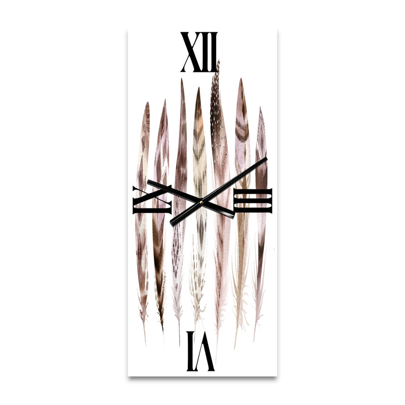 Horloge murale plume, Grand