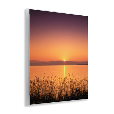 "Deep Orange Sunset", art mural par Dennis Frates