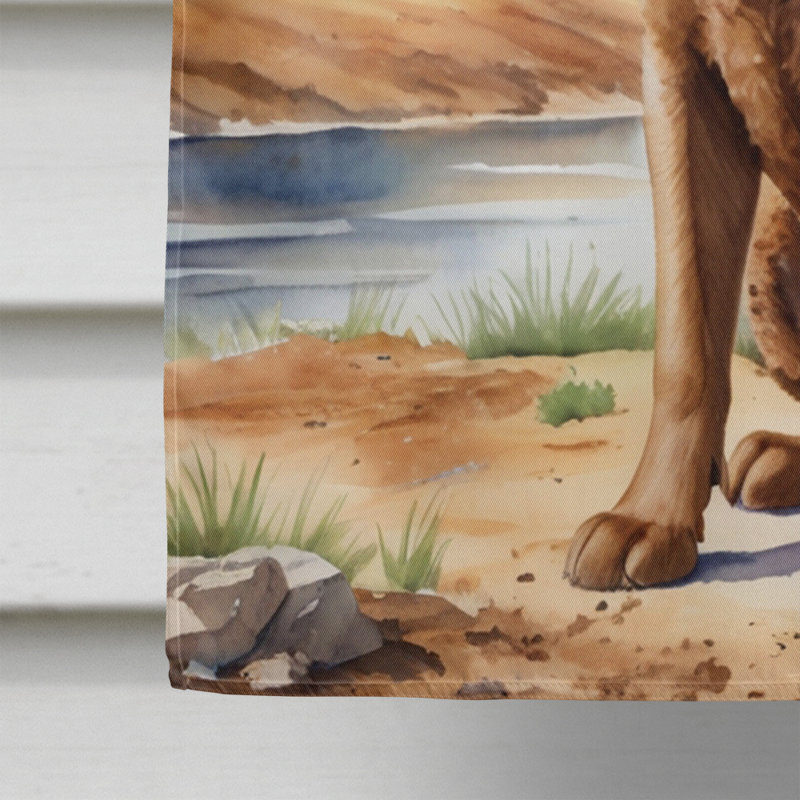 Drapeau Cowboy Welcome House, Retriever de la Baie de Chesapeake