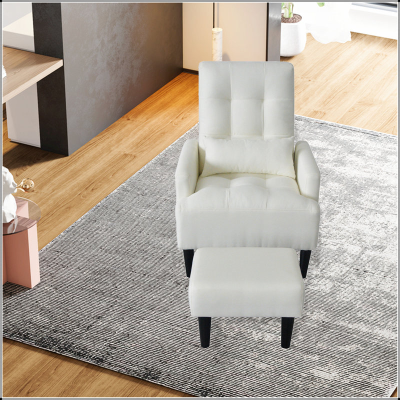 Fauteuil inclinable moderne avec repose-pieds
