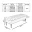 Safar Striped Ottoman Storage Bench – Upholstery Naples Shoe Bench with Black Turned Wooden Legs-109872749-109872746