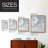 Sky Blue III  Framed Print - Solid Wood