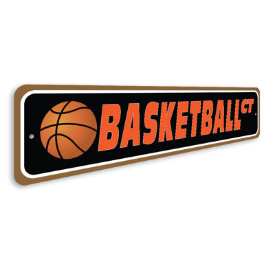 Basketball Street Aluminum Sign