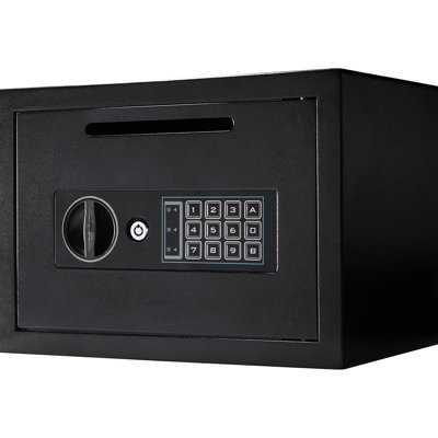 Solid Steel Keypad Safe - Theft Of Cash And Small Items Compact Asset With Secure Your Wealth