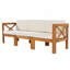 Ensemble de conversation modulaire avec canapé et coussins 5 pièces