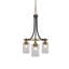 Lustre 3 lumières avec verre 4 "Paramount-73480103-89576414-89576408