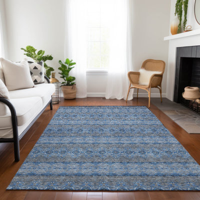 Everlee Washable Moroccan Indoor / Outdoor Rug