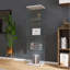 Vitrine lumineuse en verre avec 4 portes-1256844131
