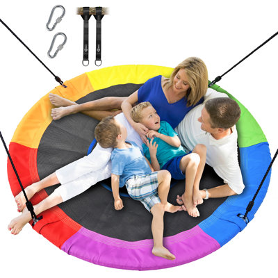 60" Large Saucer Tree Swing For Kids Adults