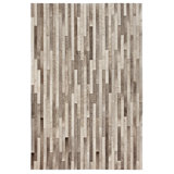 Poseidon Cowhide Striped Area Rug