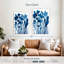 Fleurs bleu marine Avery-108250825