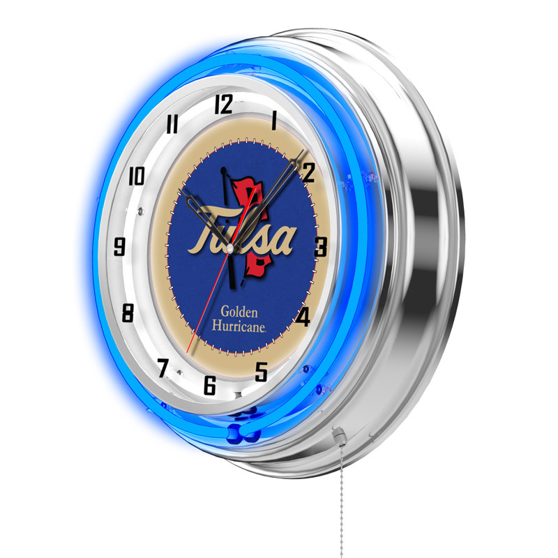 Horloge murale 19 po NCAA, Tulsa Golden Hurricane