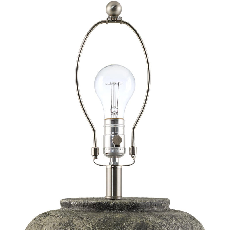 Lampe de table Kiku, Blé, Gris anthracite