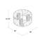 Cassilis 3 - Light Dimmable Drum Chandelier