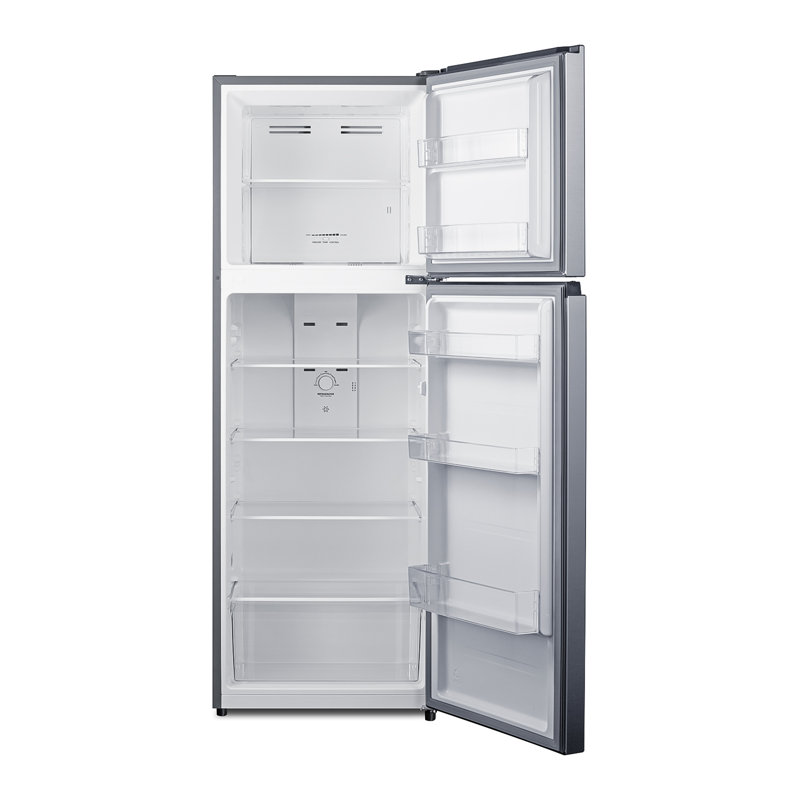 Summit Appliance 24" Wide Top Mount Refrigerator-Freezer, Right Handed