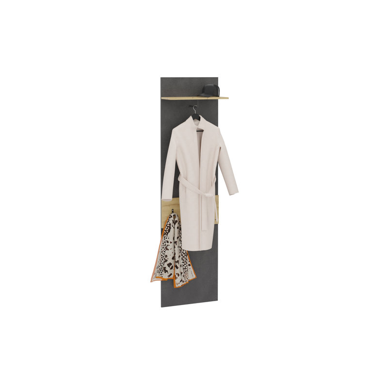 Sasu Wall 3 - Hook Wall Mounted Coat Rack
