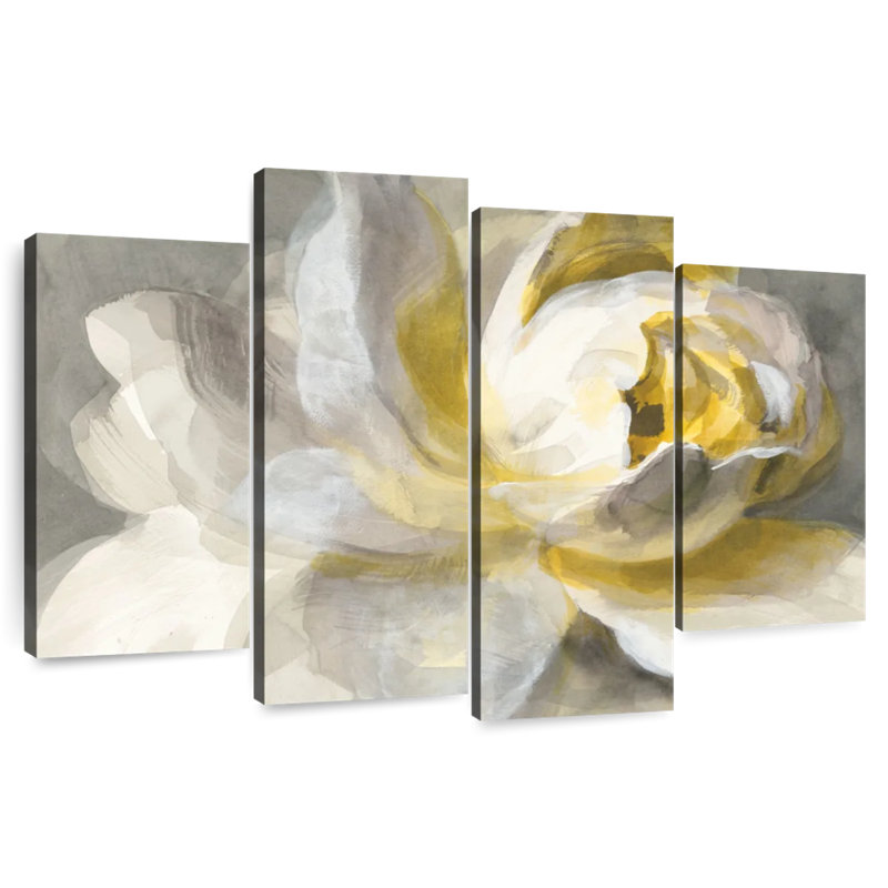 Harnek Abstract Rose White II