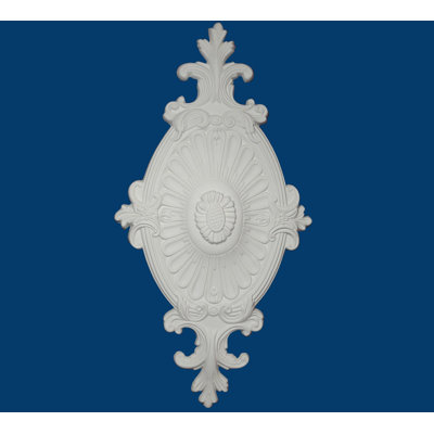 Médaillon de plafond H 24 po x l 12 po x P 1 1/2 po