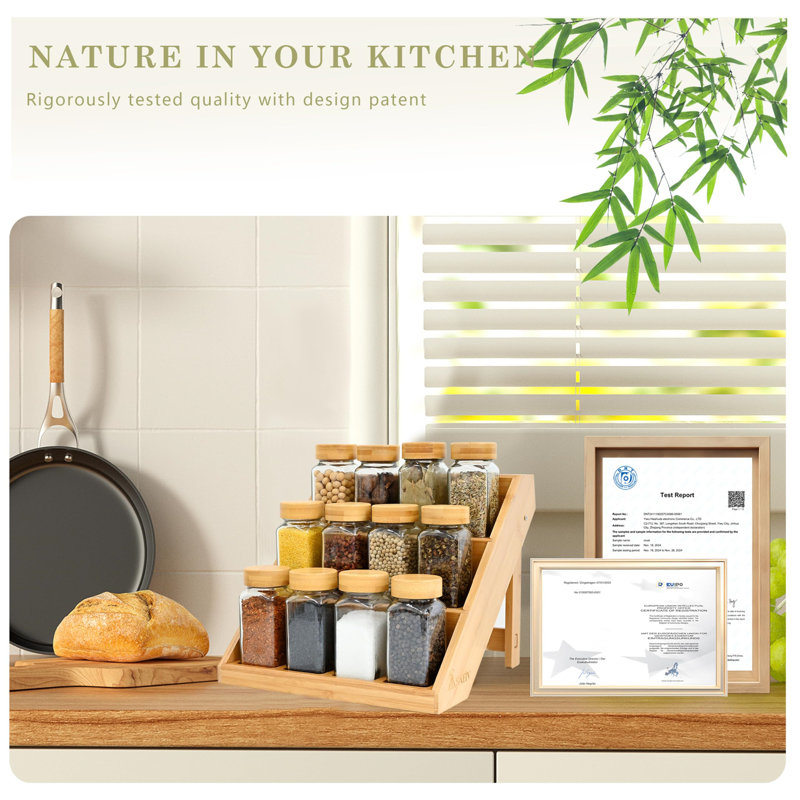 Spice Jar & Rack Set