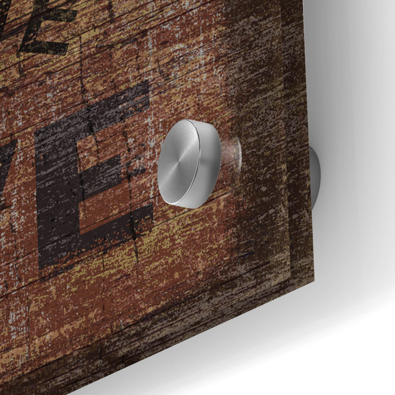  «Mancave With Wrench» par Art Licensing Studio, art mural en verre acrylique, 36 po x 12 po, H 12 po x l 36 po