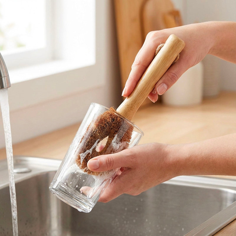 Rounded Drinkware Cleaning Brush