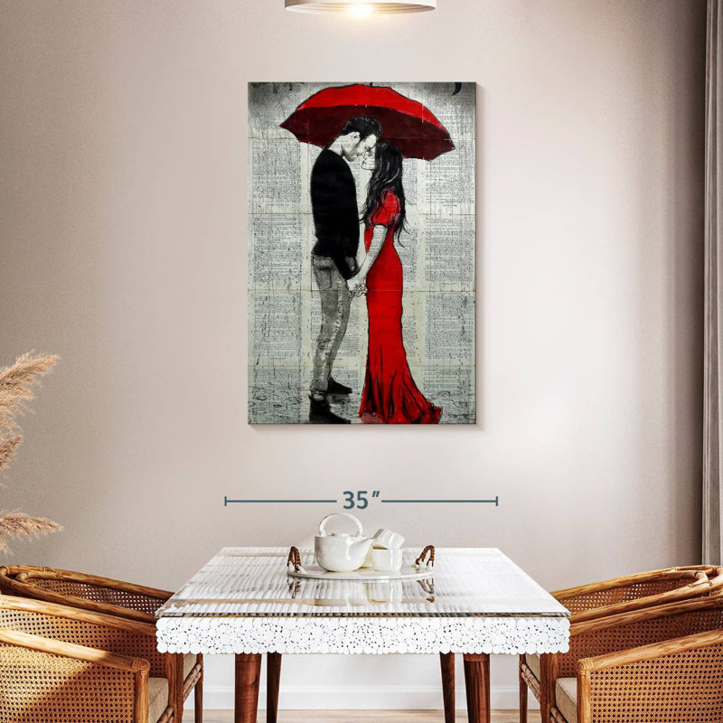 Hardie That Day In Red, 45" H x 30" W