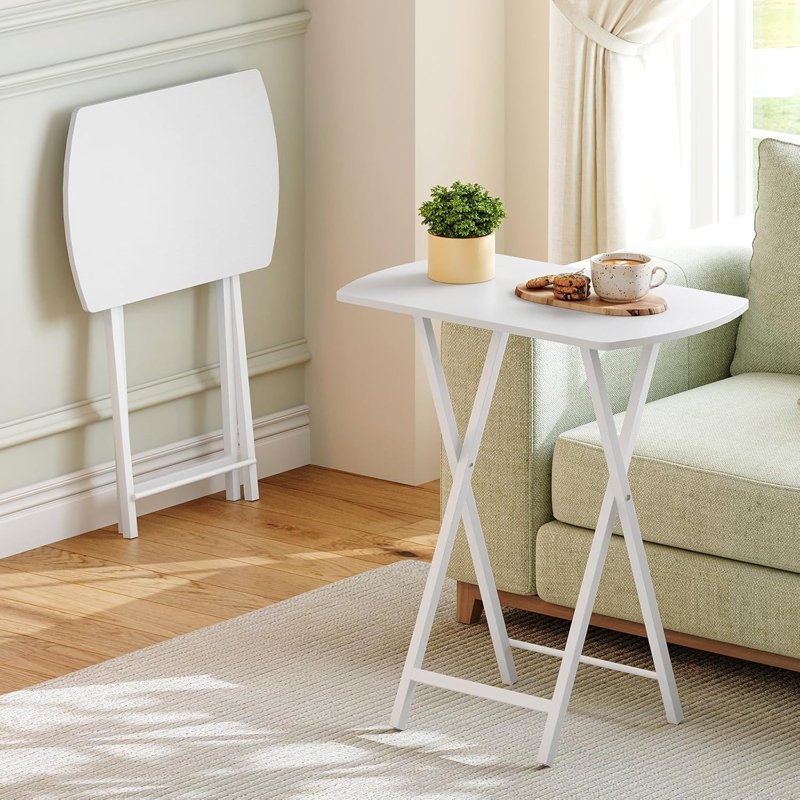 Folding Table, White