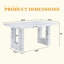 Stylish Marble-Patterned Dining Table, Featuring Transparent Glass Design, Delicate Texture, And Minimalist Durability