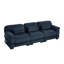 Canapé surdimensionné 3 places Cloud Couch, canapé modulaire moderne et minimaliste, coussins de siège épais et confortables, tissu en velours côtelé respirant, bleu pour le salon-56373449