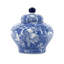 D9.1x9.1 "Pot en porcelaine bleu et blanc avec couvercle